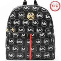 michael kors logo monogram groot zwart rugzak Tassen Nederland boq01320